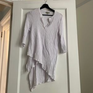 White swimsuit coverup